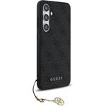 Guess 4G Charm kryt pre Samsung Galaxy S24 FE, sivý