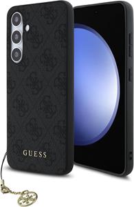 Guess 4G Charm kryt pre Samsung Galaxy S24 FE, sivý