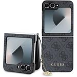 Guess 4G Charm kryt pre Samsung Galaxy Z Flip 6, sivý