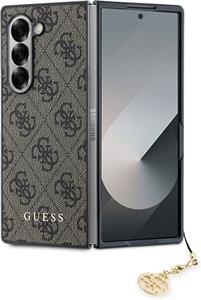 Guess 4G Charm kryt pre Samsung Galaxy Z Fold 6, hnedý