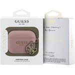 Guess 4G Charm silikónové puzdro pre AirPods Pro 3, ružové