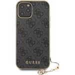 Guess 4G Charms kryt pre iPhone 12/12 Pro 6.1, sivý