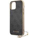 Guess 4G Charms kryt pre iPhone 12/12 Pro 6.1, sivý