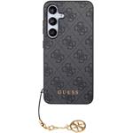 Guess 4G Charms kryt pre Samsung Galaxy S24+, sivý