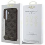 Guess 4G kryt pre Samsung Galaxy S24 FE, hnedý