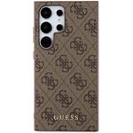 Guess 4G kryt pre Samsung Galaxy S24 Ultra, hnedý