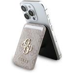 Guess 4G Metal Logo MagSafe Cardslot peňaženka so stojanom, ružová