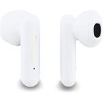 Guess 4G Metal Logo TWS, bezdrôtové slúchadlá, biele