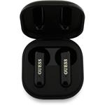 Guess 4G Metal Logo TWS, bezdrôtové slúchadlá, čierne