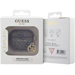 Guess 4G PU Charm puzdro pre AirPods 3, hnedé