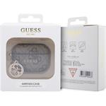 Guess 4G Script PC/PU Charm puzdro pre AirPods Pro 2, hnedé