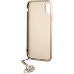 Guess Charms Hard Case 4G kryt pre iPhone XR, hnedý