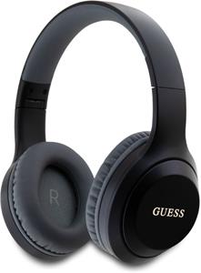 Guess Classic Silver Logo Bluetooth slúchadlá, čierne