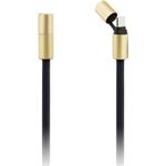 Guess Crossbody Popruh 4G Charm s nabíjacím káblom USB-C/USB-C, čierny