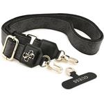 Guess Crossbody popruh PU 4G Metal Logo, čierny