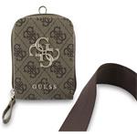 Guess Crossbody Popruh PU 4G Metal Logo + peňaženka, hnedý