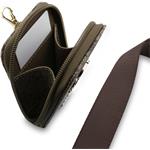 Guess Crossbody Popruh PU 4G Metal Logo + peňaženka, hnedý