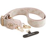 Guess Crossbody popruh PU 4G Metal Logo, ružový