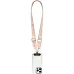 Guess Crossbody popruh PU 4G Metal Logo, ružový