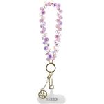 Guess Crystals 4G Charm univerzálny popruh na ruku, ružový