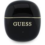 Guess Gold Line Glossy Classic Logo TWS, bezdrôtové slúchadlá, čierne