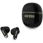 Guess Gold Line Glossy Classic Logo TWS, bezdrôtové slúchadlá, čierne