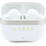 Guess Gold Line Glossy Finish TWS, bezdrôtové slúchadlá, biele