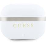 Guess Gold Line Glossy Finish TWS, bezdrôtové slúchadlá, biele