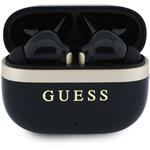 Guess Gold Line Glossy Finish TWS, bezdrôtové slúchadlá, čierne