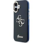 Guess IML 4G Script Metal Logo kryt pre iPhone 17, modrý