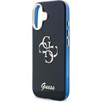 Guess IML 4G Script Metal Logo kryt pre iPhone 17, modrý