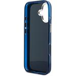 Guess IML 4G Script Metal Logo kryt pre iPhone 17, modrý