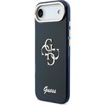 Guess IML 4G Script Metal Logo kryt pre iPhone Air, modrý