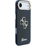 Guess IML 4G Script Metal Logo kryt pre iPhone Air, modrý