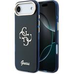 Guess IML 4G Script Metal Logo kryt pre iPhone Air, modrý
