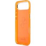 Guess IML 4G Script Metal Logo kryt pre iPhone Air, oranžový