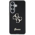 Guess IML 4G Script Metal Logo kryt pre Samsung Galaxy S26, čierny