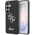 Guess IML 4G Script Metal Logo kryt pre Samsung Galaxy S26, čierny