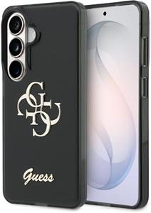 Guess IML 4G Script Metal Logo kryt pre Samsung Galaxy S26, čierny