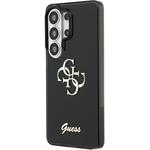 Guess IML 4G Script Metal Logo kryt pre Samsung Galaxy S26 Ultra, čierny