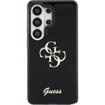 Guess IML 4G Script Metal Logo kryt pre Samsung Galaxy S26 Ultra, čierny