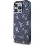 Guess IML Denim Effect MagSafe kryt pre iPhone 16 Pro Max, modrý