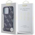 Guess IML Denim Effect MagSafe kryt pre iPhone 16 Pro Max, modrý