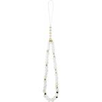 Guess IML Flowers Allover Strap MagSafe kryt pre iPhone 18 Pro, biely