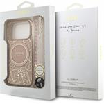Guess IML Flowers Allover Strap MagSafe kryt pre iPhone 18 Pro, ružový