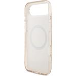 Guess IML Flowers Allover Strap MagSafe kryt pre iPhone Air, ružový