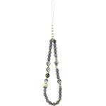 Guess IML Flowers Strap MagSafe kryt pre iPhone 17, čierny