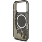 Guess IML Flowers Strap MagSafe kryt pre iPhone 17 Pro, čierny