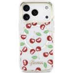 Guess IML Glitter Cherry MagSafe kryt pre iPhone 17 Pro