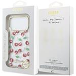 Guess IML Glitter Cherry MagSafe kryt pre iPhone 17 Pro